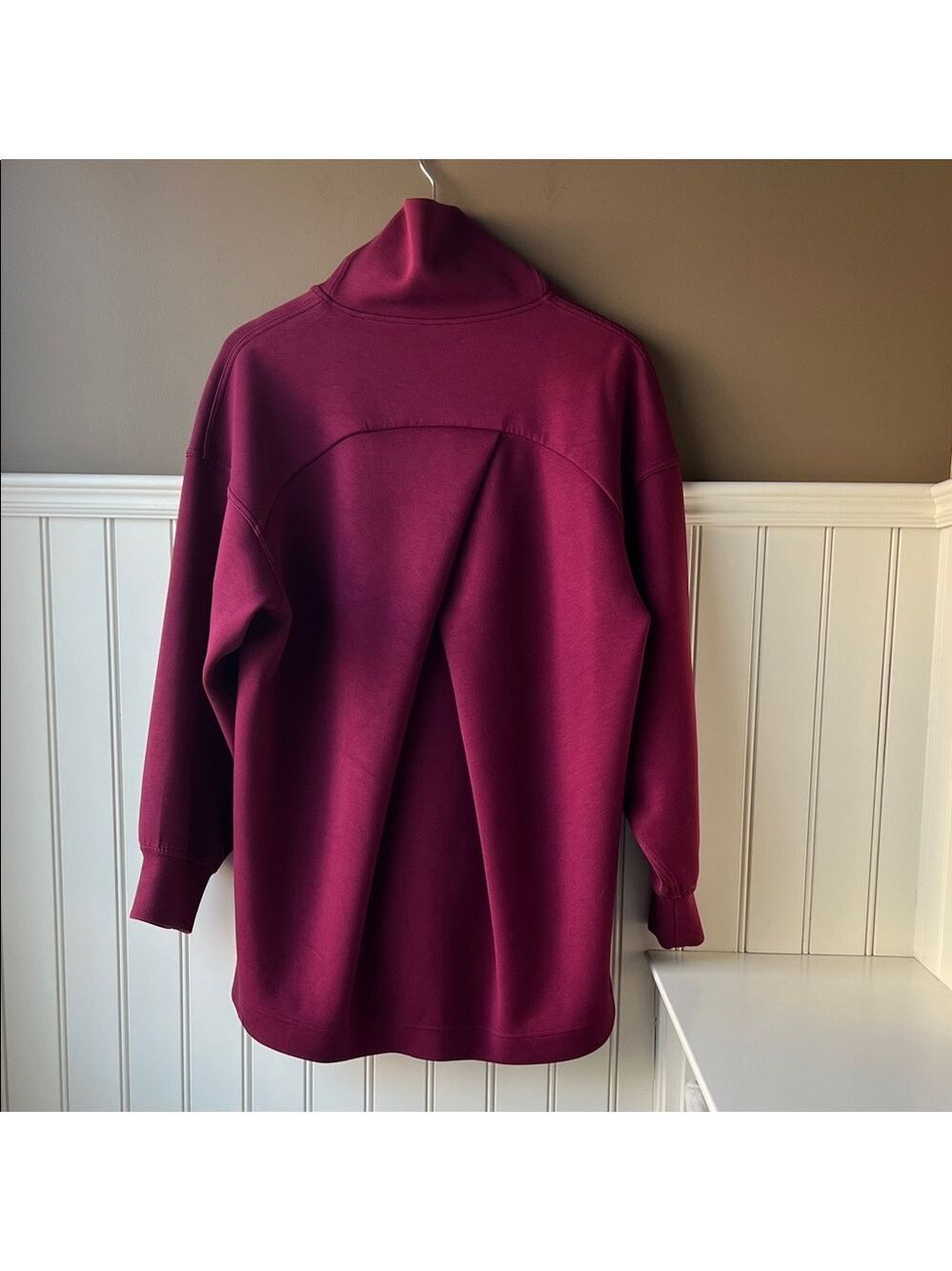 Lululemon Modal-Blend Turtleneck Tunic in Deep Luxe (Burgundy) - Picture 12 of 17